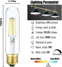 img 3 attached to 💡 LEOOLS Dimmable Filament Incandescent Equivalent Industrial Electrical: Enhanced Lighting Solution