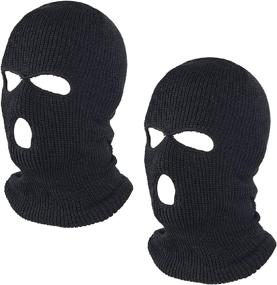 img 3 attached to 🧣 Stay Cozy Outdoors with the Pieces 3 Hole Knitted Balaclava