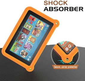 img 1 attached to New Tablet 7 Case For Kids- SHREBORN Non-Slip/Shockproof/Ultra Light Kids Friendly Tablets Cover With Stand For 7 Inch Tablet(2019 &Amp Tablet Accessories