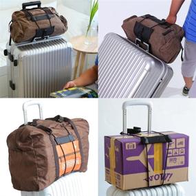 img 1 attached to Enhance Your Travel Experience with AFUNTA Adjustable Suitcase Attachment Accessories