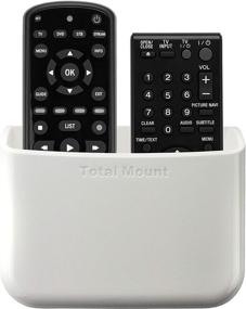 img 4 attached to 📱 Organize and Simplify: TotalMount Universal Remote Holder - Large (White)