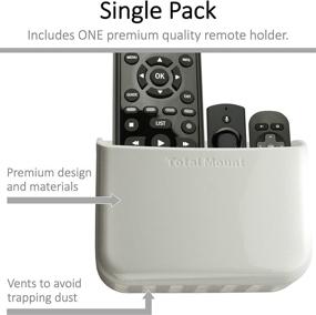 img 2 attached to 📱 Organize and Simplify: TotalMount Universal Remote Holder - Large (White)