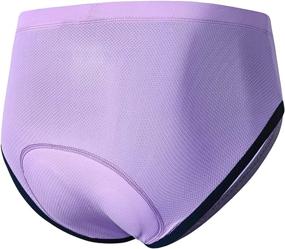 img 3 attached to DAYOUNG Underwear Breathable Y28 Light Purple L Sports & Fitness and Cycling