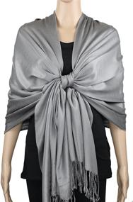 img 1 attached to Achillea Womens Luxurious Pashmina Colors