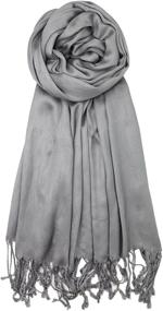 img 3 attached to Achillea Womens Luxurious Pashmina Colors