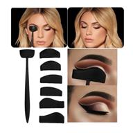 👁️ effortless eye makeup with 6 in 1 silicone eyeshadow crease line kit: easy stencil, stamp & applicator for women and girls logo