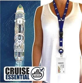 img 2 attached to 🌊 Waterproof Lanyards for Carnival Cruise Luggage: Travel Hassle-Free!