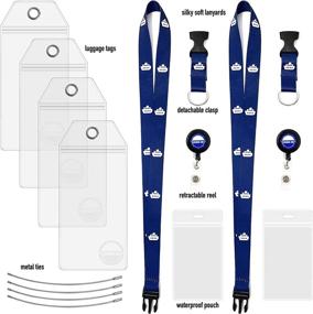 img 3 attached to 🌊 Waterproof Lanyards for Carnival Cruise Luggage: Travel Hassle-Free!