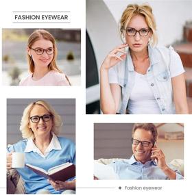 img 3 attached to 5-Pack NOVIVON Blue Light Blocking Reading Glasses - Anti Glare Eyeglasses for Fashionable Women and Men