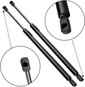 img 3 attached to Enhance Your Nissan Pathfinder: 2005-2013 Rear 🚪 Liftgate Hatch Tailgate Supports - Pack of 2