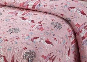 img 1 attached to Luxury Home Collection Bedspread Multicolor Kids' Home Store and Kids' Bedding