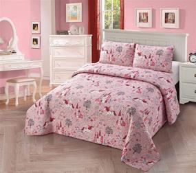 img 2 attached to Luxury Home Collection Bedspread Multicolor Kids' Home Store and Kids' Bedding