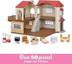 img 1 attached to Exploring the Cozy Country Life with Calico Critters Roof Country Home