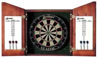 accudart classic bristle dartboard cabinet logo