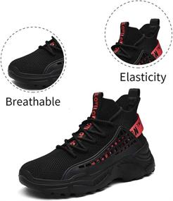 img 2 attached to 👟 XIDISO Sneakers: Unbeatable Lightweight Breathability and Comfort