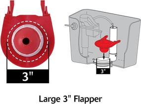 img 1 attached to Korky 5030BP Universal Toilet Flapper