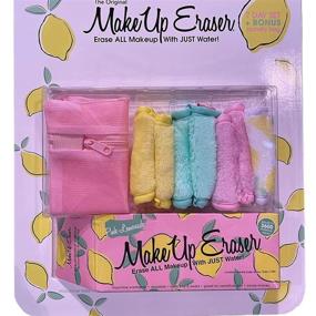 img 2 attached to 💄 Makeup Eraser 7-Day Reusable Set - Full Size & 7 Minis, Equivalent to 3600 Makeup Wipes + Laundry Bag