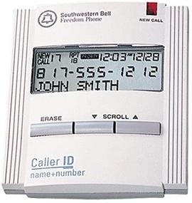 img 1 attached to 📞 White Southwestern Bell FM112 Caller ID Device