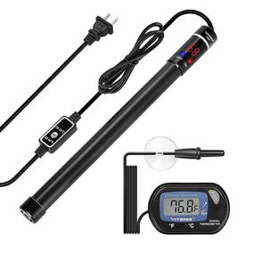 img 4 attached to 🐠 VIVOSUN 500W Titanium Submersible Aquarium Heater - Combination with Thermometer, Intelligent LED Temperature Display, and External Temperature Controller - Ideal for Fish Tank Heaters