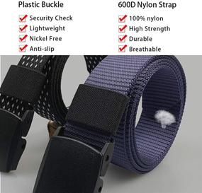 img 2 attached to Tactical Military Webbing Plastic Outdoor Men's Accessories for Belts