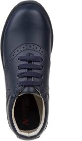 img 3 attached to Academie Gear Unisex Leather School Boys' Shoes for Oxfords