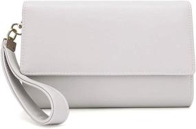 img 3 attached to 👛 IXebella Clutch: Stylish Envelope Wristlet for Women, Handbags, and Wallets
