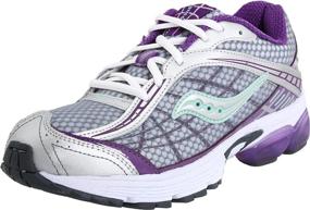 img 4 attached to Saucony Raider Running Little Silver Girls' Shoes: A Dynamic Blend of Style and Performance