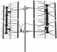 📡 stellar labs hdtv 80 mile deep fringe bowtie television antenna - perfect for long distance signal reception logo