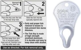 img 3 attached to 🐛 The Original Tick Key - Tick Removal Device: Portable, Safe, and Highly Effective Tool for Tick Removal (Silver)