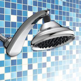 img 1 attached to 🚿 Waterpik RPB 173 Душ "Дождь+", Хром, 2.5 ГПМ: Наслаждайтесь роскошным душем.