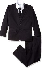 img 3 attached to COLE Boys Shirt 5 Piece Husky Boys' Clothing: Premium Suits & Sport Coats for Comfortable Style