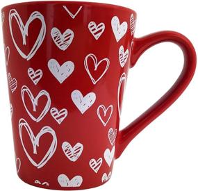 img 2 attached to KINREX Best Mom Ever Ceramic Tea Cup - Red 12 Oz. 👩 - Mothers Day Coffee Mug Gifts - Ideal Birthday Presents for Mothers and Grandma