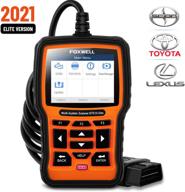 🔧 foxwell nt510 elite: всеохватывающий диагностический инструмент toyota lexus scion - прокачка антиблокировочной системы тормозов (abs), иммомобилизатор, аккумулятор, система контроля давления в шинах (tpms), педаль акселератора (tps), система дополнительного гарантированного движения (sas), система подушек безопасности srs, электронный стояночный фрезер, фильтр твердых частиц (dpf), диагностический сканер obd2, считыватель кодов автомобиля с поддержкой полного привода (4wd), отопление, бидирекциональные функции логотип