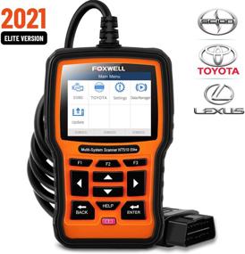 img 4 attached to 🔧 FOXWELL NT510 Elite: Всеохватывающий диагностический инструмент Toyota Lexus Scion - Прокачка антиблокировочной системы тормозов (ABS), ИММОМОБИЛИЗАТОР, аккумулятор, система контроля давления в шинах (TPMS), педаль акселератора (TPS), система дополнительного гарантированного движения (SAS), система подушек безопасности SRS, электронный стояночный фрезер, фильтр твердых частиц (DPF), диагностический сканер OBD2, считыватель кодов автомобиля с поддержкой полного привода (4WD), Отопление, Бидирекциональные функции