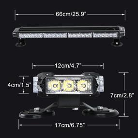 img 3 attached to Ediors Flashing Emergency Intensity Universal Lights & Lighting Accessories