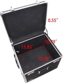 img 2 attached to 🔒 Secure your files with Vaultz Locking Letter/Legal File Chest, 12 3/8"H x 17 5/8"W x 14"D, Black