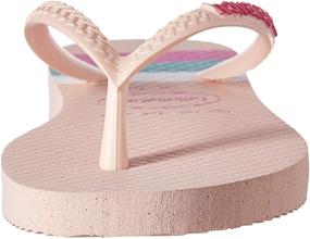 img 3 attached to Шлепанцы-сандалии Havaianas Unisex-Child Slim Colorblock: стильный комфорт для детей