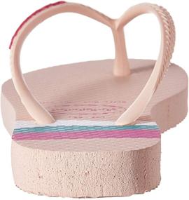 img 2 attached to Шлепанцы-сандалии Havaianas Unisex-Child Slim Colorblock: стильный комфорт для детей