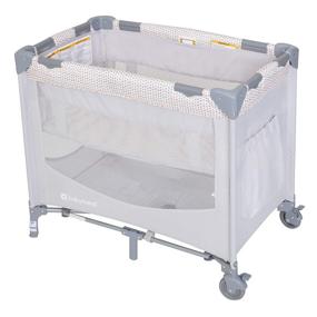 img 3 attached to Enhance Your Baby's Playtime with the Baby Trend Mini Nursery Center Playard, Daisy Drop