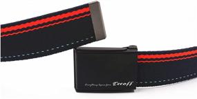 img 3 attached to 👖 TeeOff Reversible Black Metal Buckle Men's Belt Accessories