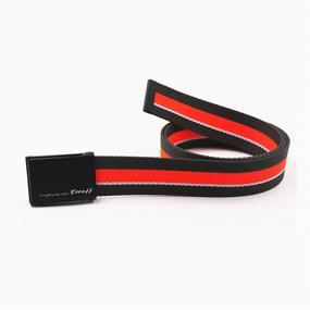 img 2 attached to 👖 TeeOff Reversible Black Metal Buckle Men's Belt Accessories