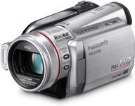 📹 capturing high-definition memories: panasonic hdc-hs300-s hhd hd camcorder in silver logo