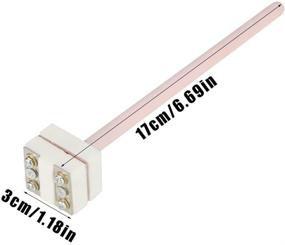 img 3 attached to 🌡️ High-Performance 100 Platinum Rhodium Thermocouple Temperature Sensor