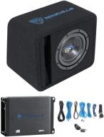 🔊 powerful rockville sk58 package: 8" 800w loaded k5 car subwoofer enclosure + db10 amplifier for incredible bass logo
