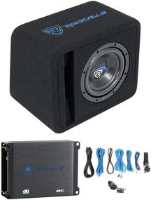 img 4 attached to 🔊 Powerful Rockville SK58 Package: 8" 800w Loaded K5 Car Subwoofer Enclosure + DB10 Amplifier for Incredible Bass