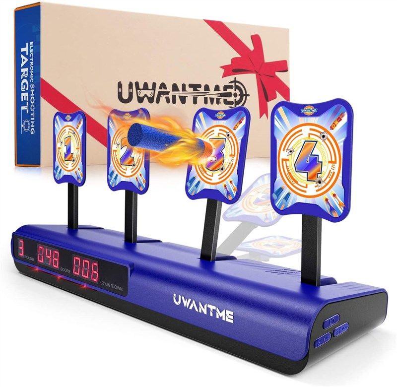 uwantme electronic shooting scoring kids boys 로고