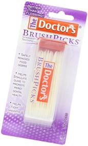 img 1 attached to 🦷 The Doctor's BrushPicks: 120 Interdental Toothpicks to Battle Gingivitis, Pack of 12 for Effective Oral Care