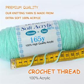 img 3 attached to PAON Acrylic Knitting Crochet Beginner Knitting & Crochet