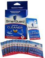 🧼 smartguard premium cleaner crystals: eliminate stains, plaque & bad odor! perfect for dentures, clear braces, mouth guard, night guard & retainers - 110 cleanings! logo