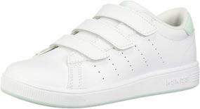 img 4 attached to 👟 Clean Court 3-Strap Sneaker for Kids by K-Swiss